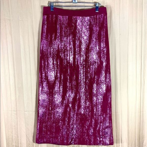 Anthropologie Rue Midi Cable Knit Skirt Size M - Picture 5 of 8